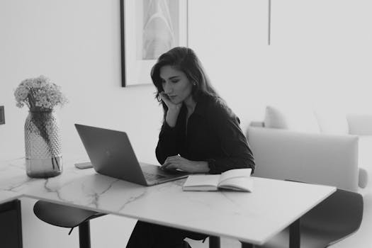 focused professional at a desk